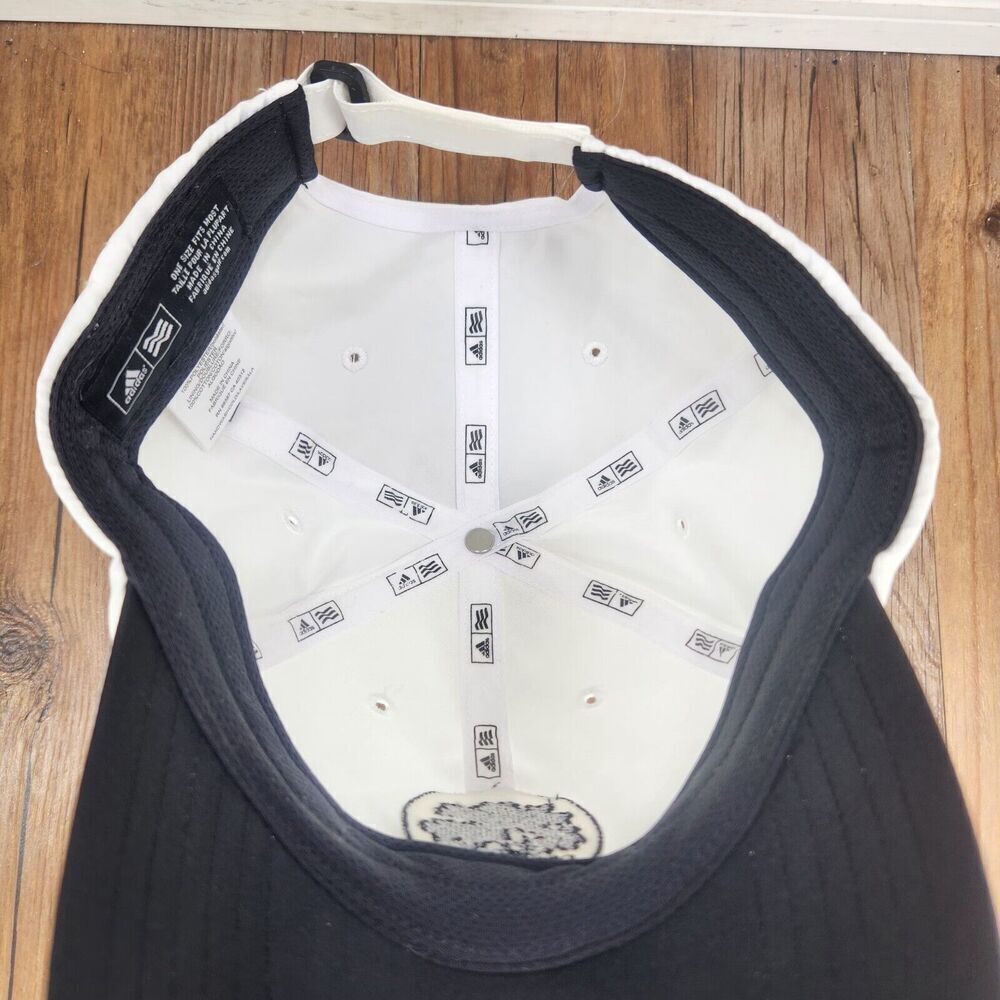 Adidas Oak Tree Est 1917 Strapback Hat Cap White Golf Tennis Athletic Outdoors - Picture 9 of 12